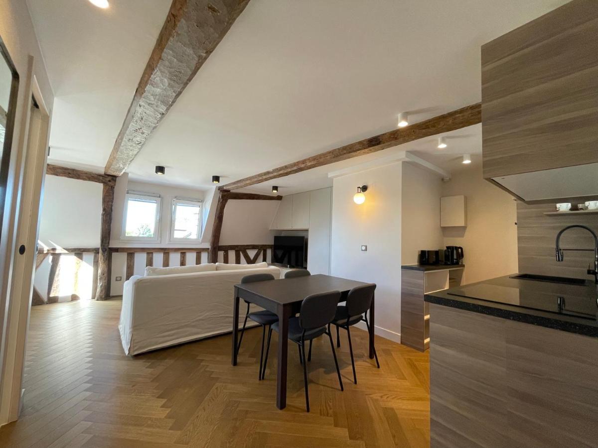 Appartement Les Hirondelles Honfleur Eksteriør bilde