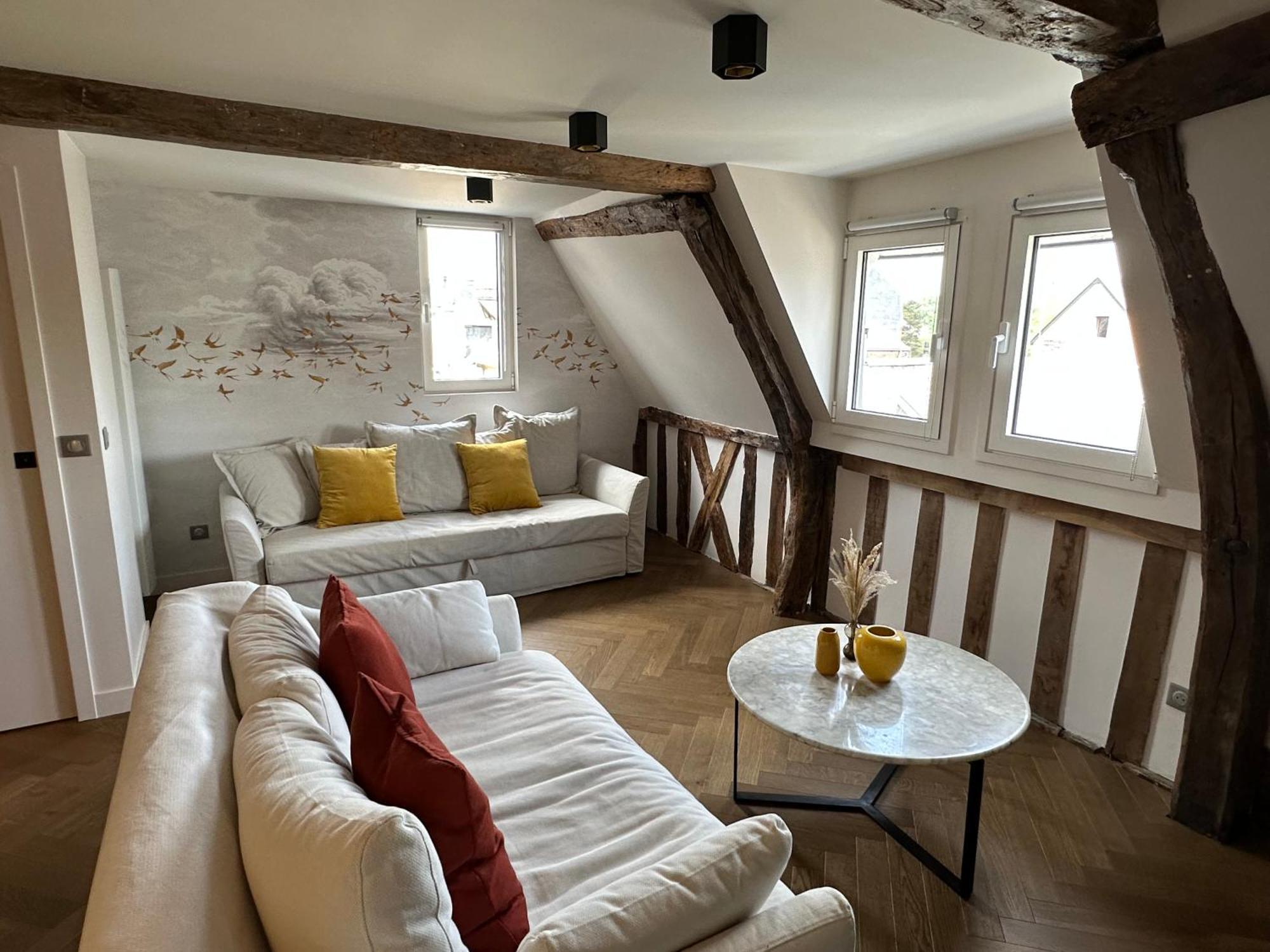 Appartement Les Hirondelles Honfleur Eksteriør bilde